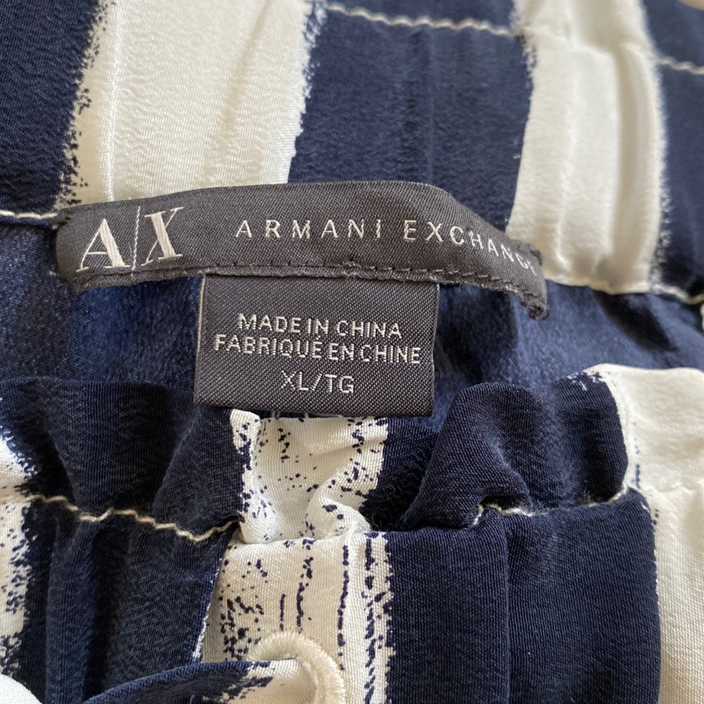 Armani Exchange silk pants